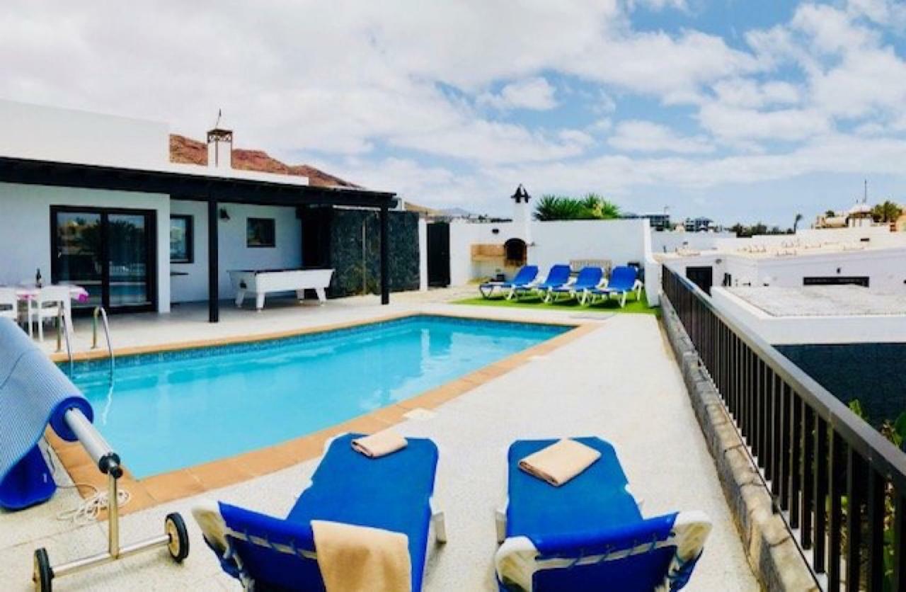 Villa Neptuno With Private Pool, Sea View, Sat-Tv & Free Wifi Playa Blanca  Exteriér fotografie